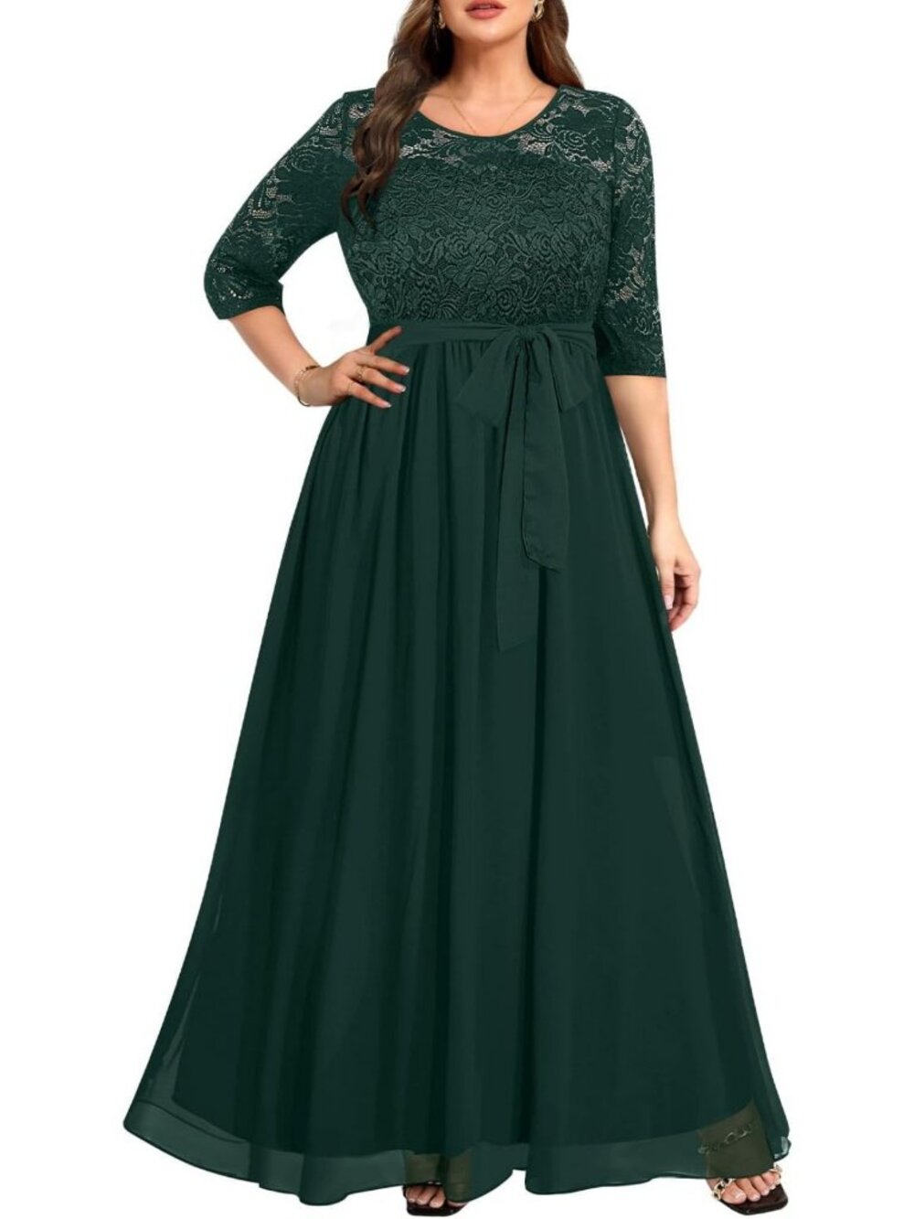 Plus Size Pinup Formal Evening Dress | Wedding Guest & Bridal Gown